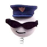 Policeman Cop Antenna Ball Topper