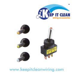 Metal Tip Led Toggle Switch - Green 20a/12v Accessories Switches-Controls