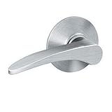 Schlage F51SK MNH 626 Manhattan Entry Lever, Satin Chrome with SecureKey