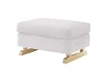 Nurseryworks Perch Stool, Ecru on Light Legs