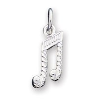 Buy Sterling Silver Music Notes Charm made by Abacus now!