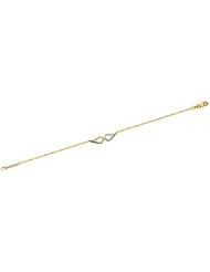 14kt Yellow Gold Angel Wings Bracelet adjustable