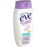 Summers Eve Bath and Shower Gel for Womens Sensitive Skin, Green Tea and Cucumber - 12 Oz