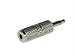Cables To Go - Audio adapter - mini-phone mono 3.5 mm (M) - mini-phone stereo 3.5 mm (F) - metallic silver