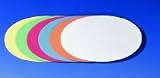 Produkt-Bild: 5 Star(TM) Moderationskarten Oval 11x19 cm sortiert Ovale 130 g/qm Inh.250