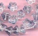 Crystal Montana Luster 5 Petal Flower Bead