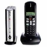 Doro 635 IPW Combined VoIP  DECT Phone- Black  Silver