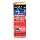 Robitussin Night Time Pediatric Cough and Cold Relief Liquid - 4 Oz/Bottle, 2 Ea