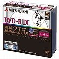三菱化学メディア DVD-R 8.5GB ビデオ録画用 DL規格準拠 4倍速記録対応 5枚ジュエルケース入 VHR21YDP5