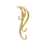 14K White or Yellow Gold Brooch