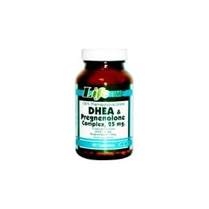 DHEA And Pregnenolone 25mg DHEA 10mg Pregnenolone 15mg - 90 - Capsule by Life Time