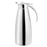 Elia Slimline Thermal Jug SCV 1ltr | 5 Cup Thermal Jug, Stainless Steel Vacuum Jug, Thermal Flask