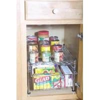 17-1 2 Inch Chrome Stacking Cabinet Organizer by SENSIBLE STORAGE