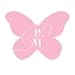 Search : Butterfly Stickers - Mocha Mousse