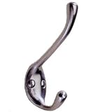 Wall Mount Hat and Coat Hook- Brushed Nickel