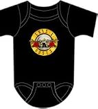 GUNS N ROSES - Bullet Logo - Black Onesie / Baby T-shirt
