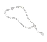 9+1 Extension Heart Link Anklet with Heart Charm