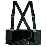 CUSTOM LEATHER CRAFT (CLC) 5300M BACK SUPPORT BELT LARGE BLACK