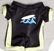Green & Black Surfboard Wetsuit Outfit fit Webkinz, Shining Star & 8"-10" Make Your Own Stuffed Animals