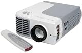 Slimline LCD Projector with TV Tuner, white/grey