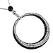 14K White Gold Diamond and Black Diamond Necklace