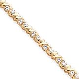 14k VS Diamond tennis bracelet X818VS