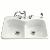 Kohler K-6626-4 Langlade Kitchen Sink, Cane Sugar Kohler K-6626-4 Langlade Kitchen Sink, Cane Sugar