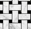 Basketweave Carrara Mosaic Sample Piece HONED Basketweave Carrara Mosaic Sample Piece HONED