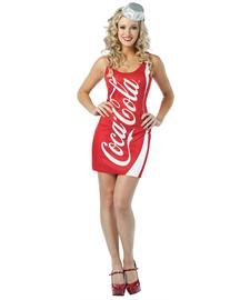 Coca-Cola - Coke Tank Dress Adult Costume Size One-size (Standard)