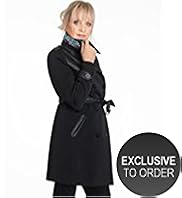 Twiggy for M&S Woman Double Breasted Mac with Belt
