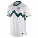 Nike Slovenia Home Shirt 2010 2012 Football White Medium
