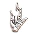 I Love You Hand Sign Charm
