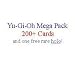 Yu-Gi-Oh Mega Pack: 200+ Yugioh cards, 5 rares and one free parallel ultra rare!