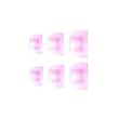 One set/3 sizes -S/M/L PINK - Earphones Plus brand silicone replacement ear cushions for ear-canal fitting earphones earbuds PLUS FREE SAMPLE PAIR of Memory Foam earphone cushions