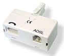 High Quality Broadband Filter (ADSL Phone /Modem / Router Filter splitter adapter - plug in style to BT & RJ11 plug) - Made For: Digital Technology*