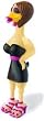 Charming Pets Fashion savvy "Chicktoria" Large Pet Toy