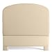 Regent Upholstered Headboard - King,Brocade Flax - Frontgate, Fabric: Brocade Flax, King