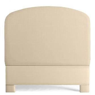 Regent Upholstered Headboard - King,Brocade Flax - Frontgate, Fabric: Brocade Flax, King