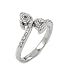 Sterling Silver Cubic Zirconia Butterfly Promise Ring
