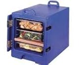 186 Navy Blue Cambro 300MPC Camcarrier Pan Carrier with Handles - Front Load for 12 x 20 Food Pans