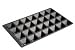 LURCH Flexi-Gastro-Form 53 x 32,5 cm / Backform / Kuchenform / Silikonform / Gastronomie Form, Pyramide 28er