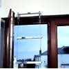 Wandanker wei� beschichtet f�r Rettungsleiter Kletter-Fix
