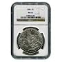 1885 Morgan Silver Dollar NGC graded MS 63