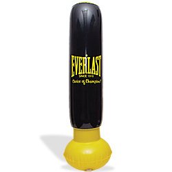 Everlast Youth Inflatable Training Bag - Black/ Yellow by 