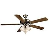 Homestead Downrod Fans Oil Rubbed Bronze Finish with Frosted Glass 52
