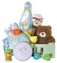 The Deluxe Stork Welcomes Basket - Boy