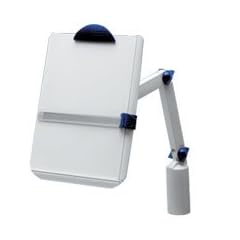 Maul Konzepthalter Universal mit Doppeltragarm und Klemmfu� grau