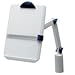 Maul Konzepthalter Universal mit Doppeltragarm und Klemmfu� grau