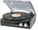 Produkt-Bild: Roadstar TTR-8633 Plattenspieler (FM Tuner, Verst&auml;rker, Riemenantrieb) silber