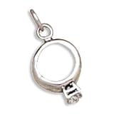 Ring Charm with CZ